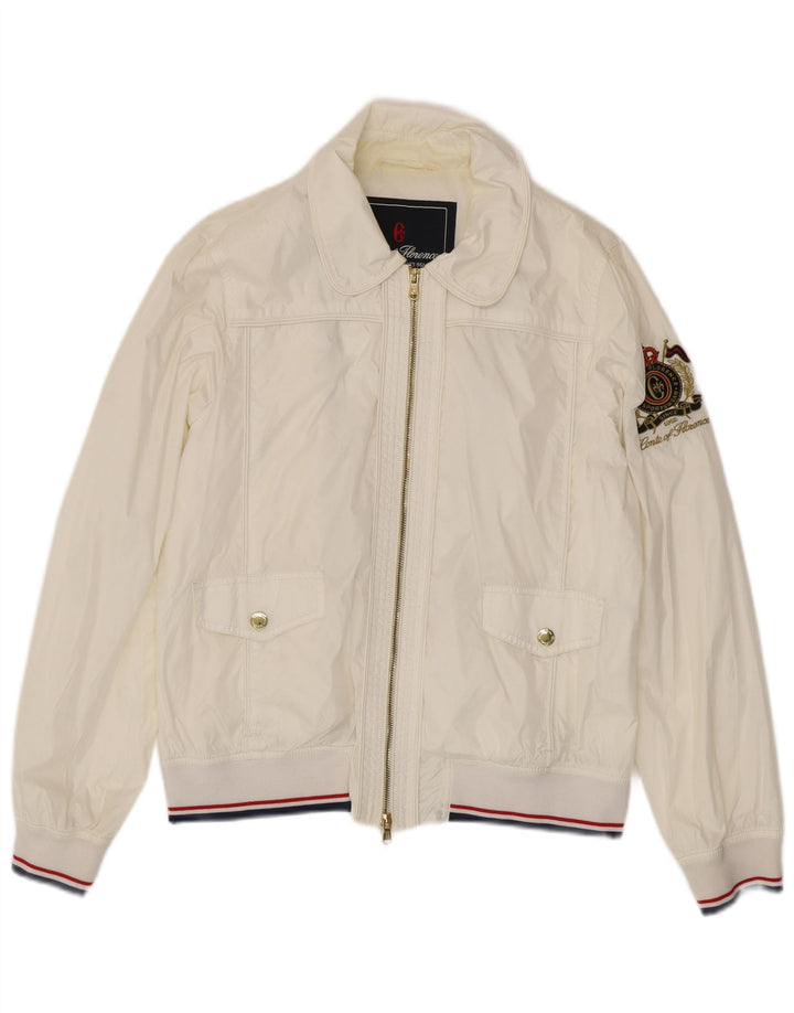 Conte of Firence Ženska bomber jakna IT 48 XL od bijelog poliamida