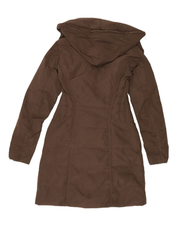 Trussardi ženski podstavljeni kaput s kapuljačom IT 40 Small Brown