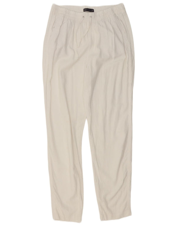 Marks & Spencer ženske sužene chino hlače UK 14 Large W32 L31 Bijele