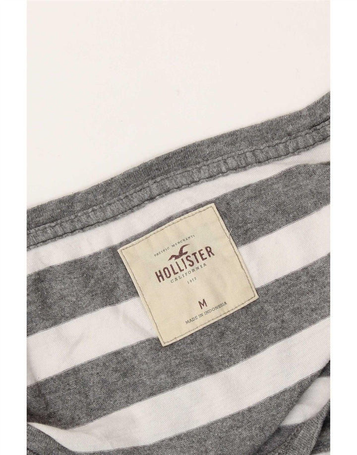 Hollister ženska majica dugih rukava UK 12 srednje sive pruge