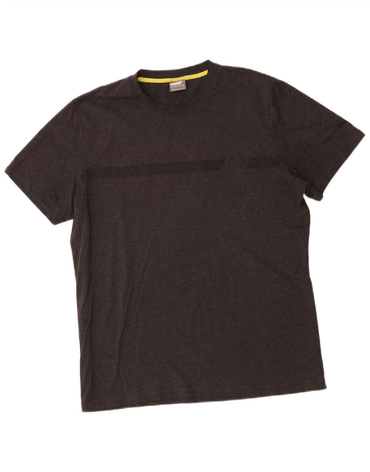 PUMA Mens BVB Dortmund T-Shirt Top Large Grey