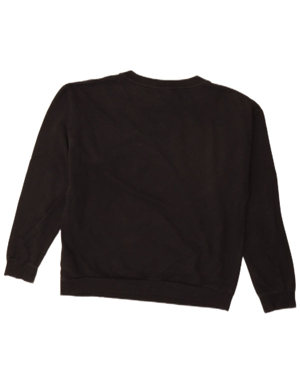 ADIDAS ženski džemper s grafičkim motivima UK 12 srednje crni pamuk