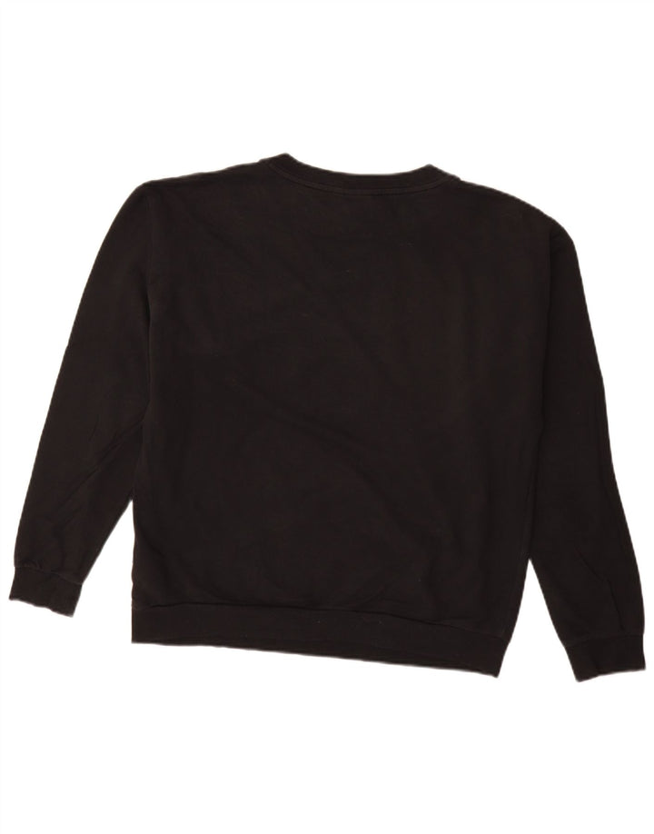 ADIDAS ženski džemper s grafičkim motivima UK 12 srednje crni pamuk