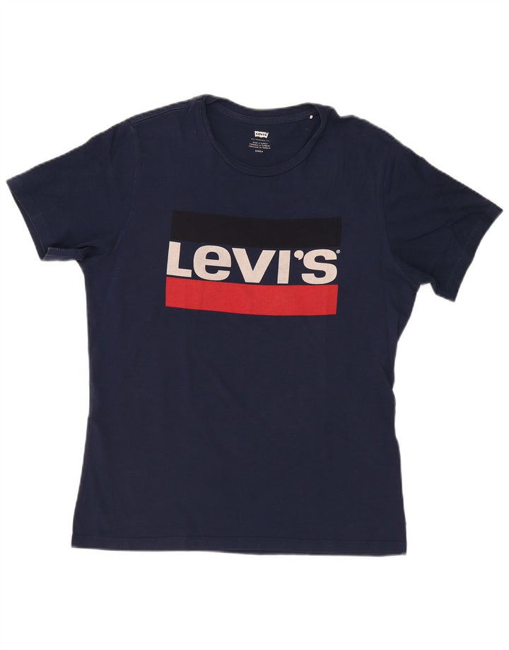LEVI'S muška majica kratkih rukava s grafičkim motivima, mala tamnoplava