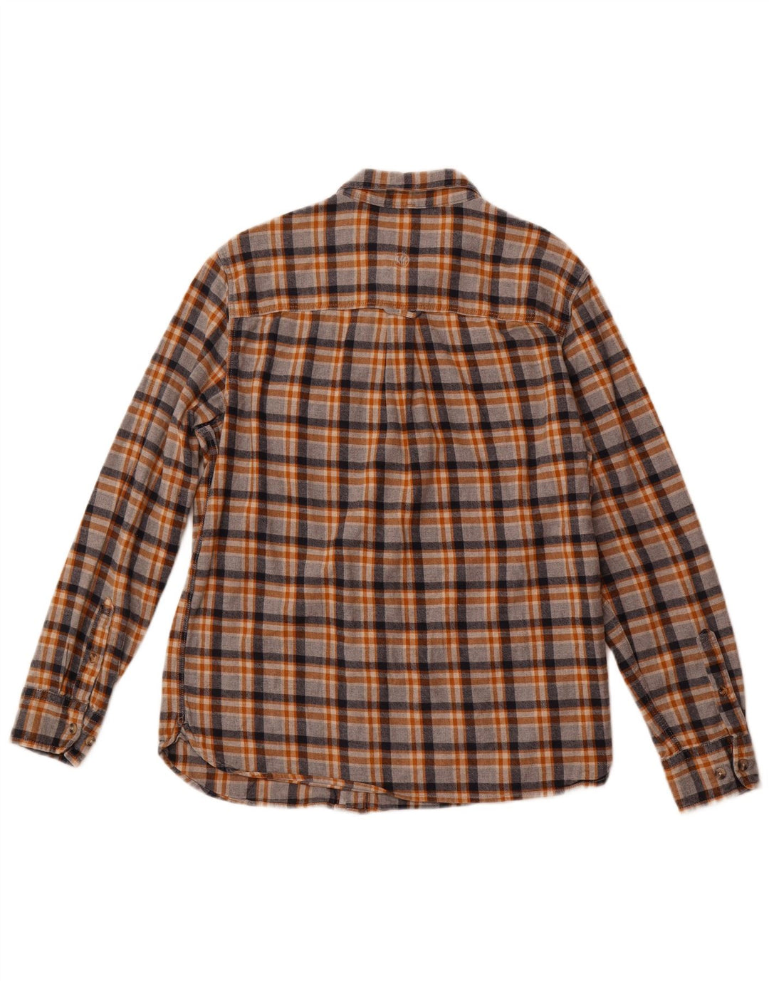 Fat Face muška klasična flanelska košulja standardnog kroja srednje siva karirana klasična