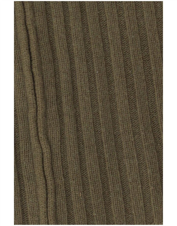 Levi's muški kardigan pulover s punim patentnim zatvaračem, veliki kaki janjeća vuna