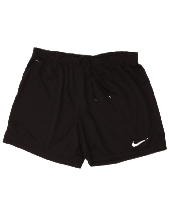 Nike Ženske Dri Fit sportske kratke hlače XL crne poliesterske boje