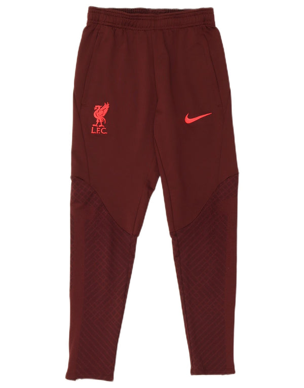 Nike Boys Liverpool Slim Fit Trenirke Hlače 8-9 Years Small Bordo
