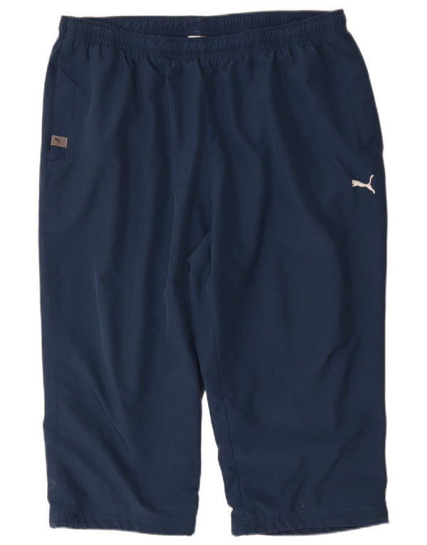 Puma muške Graphic Capri trenirke 2XL mornarsko plave poliesterske hlače