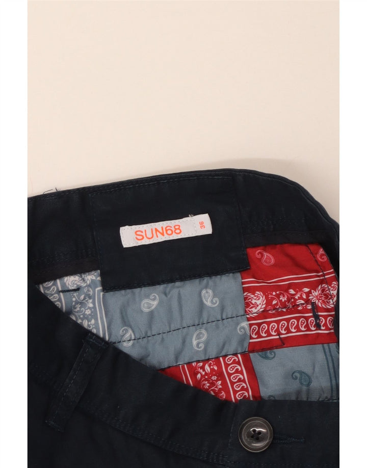 Sun68 Muške kargo kratke hlače W36 velike tamnoplave