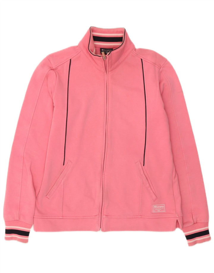 Champion ženska gornja jakna trenirke Easy Fit UK 14 srednje ružičasta