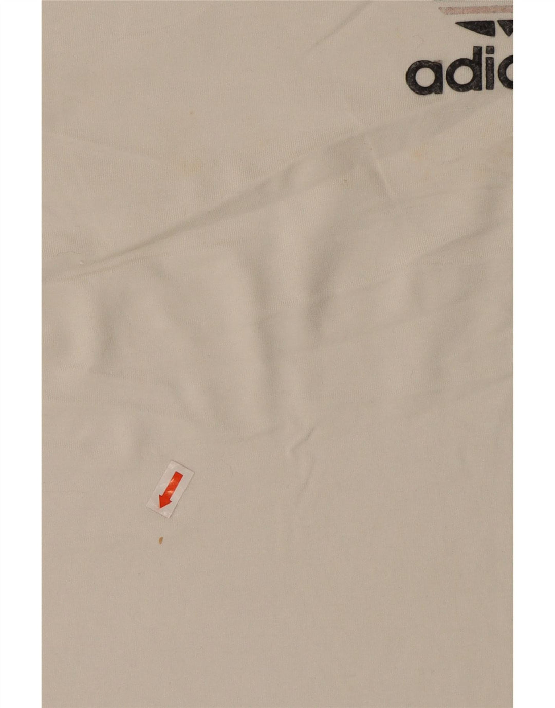 ADIDAS Mens T-Shirt Top 2XL White Cotton Vintage Adidas and Second-Hand Adidas from Messina Hembry 