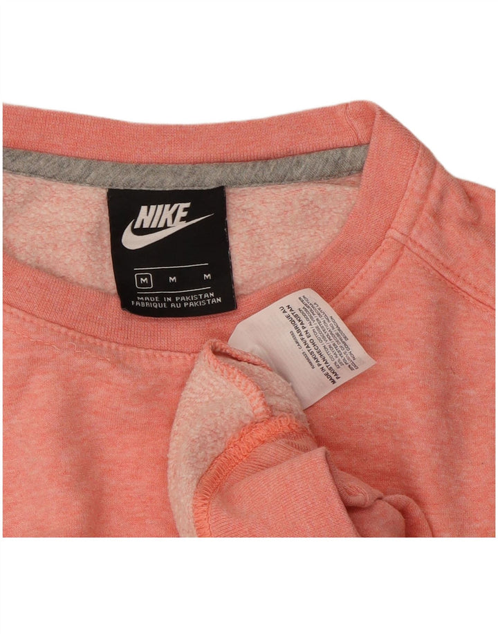 Nike Ženska majica s kratkim rukavima UK 14 Srednje ružičasti pamuk