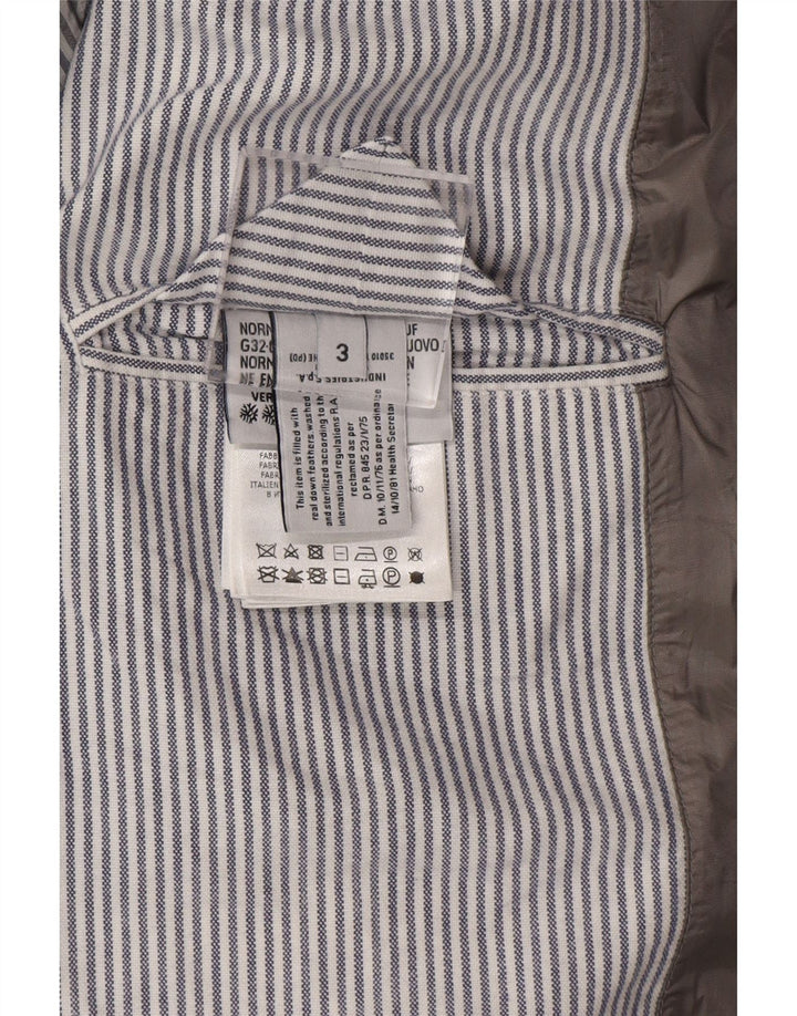 Moncler muška podstavljena jakna s kapuljačom, velika siva dizajnerska veličina 3