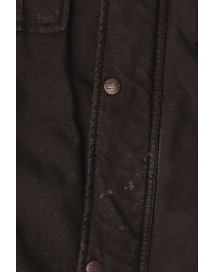 Levi's muška pomoćna jakna UK 42 XL crni pamuk