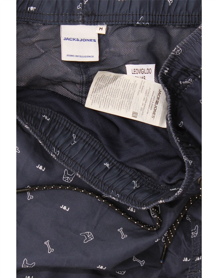 JACK & JONES Muške kratke hlače za plivanje srednje veličine tamnoplavi poliester