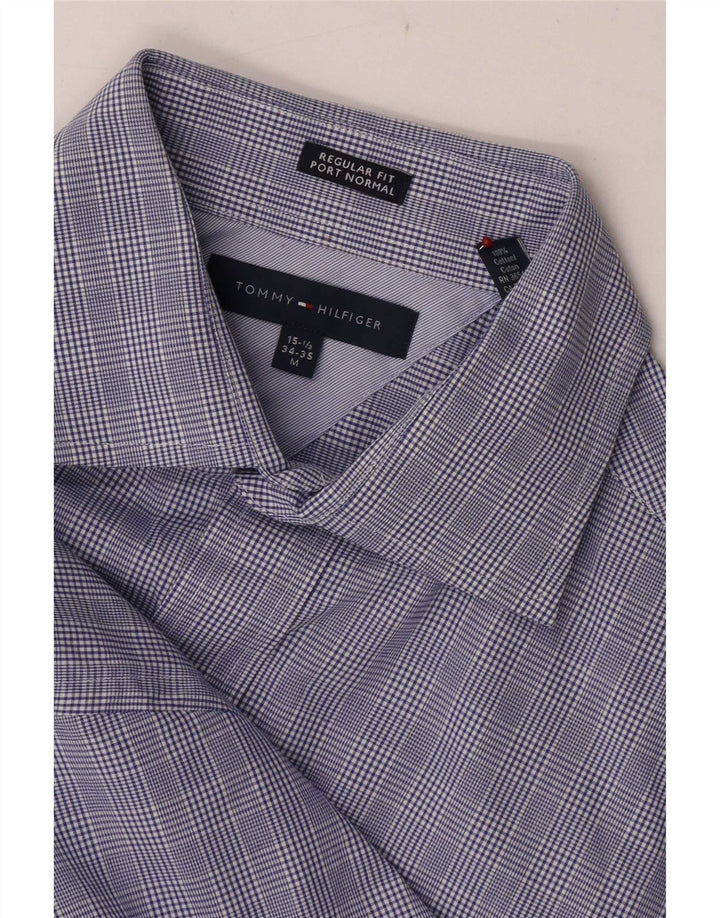 Tommy Hilfiger muška svečana košulja veličina 15 1/2 srednje plava houndstooth