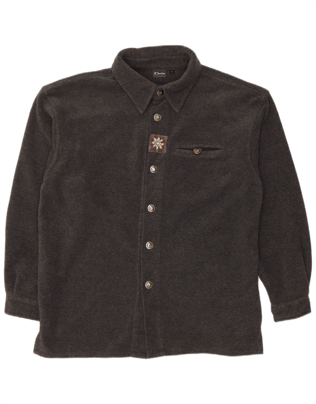 DANILO Muška majica od flisa UK 40 veliki sivi poliester