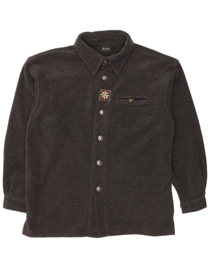 DANILO Muška majica od flisa UK 40 veliki sivi poliester