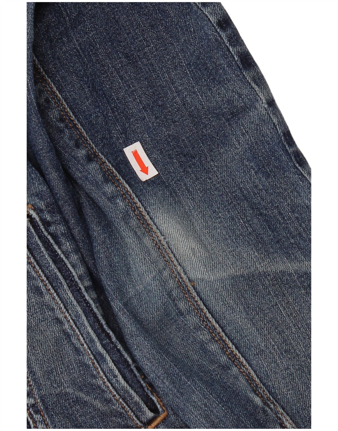 Eddie Bauer ženska traper jakna UK 14 srednje plavi pamuk