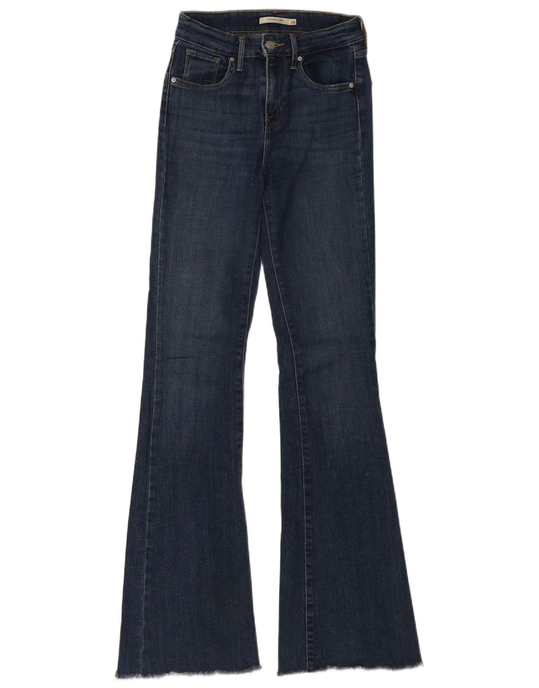 Levi's ženske lepršave traperice visokog rasta W25 L32 tamnoplavi pamuk