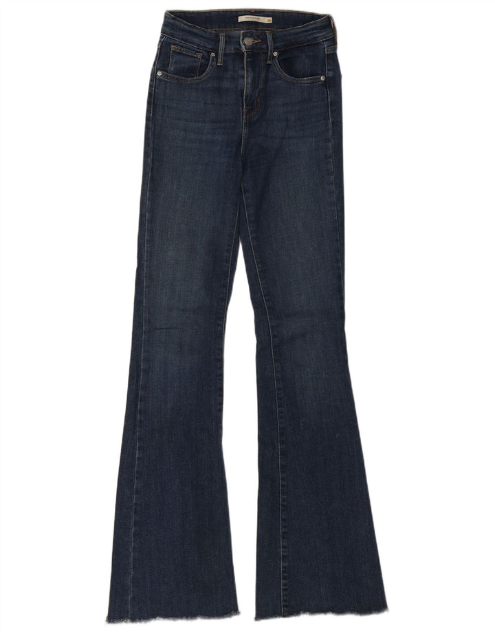 Levi's ženske lepršave traperice visokog rasta W25 L32 tamnoplavi pamuk