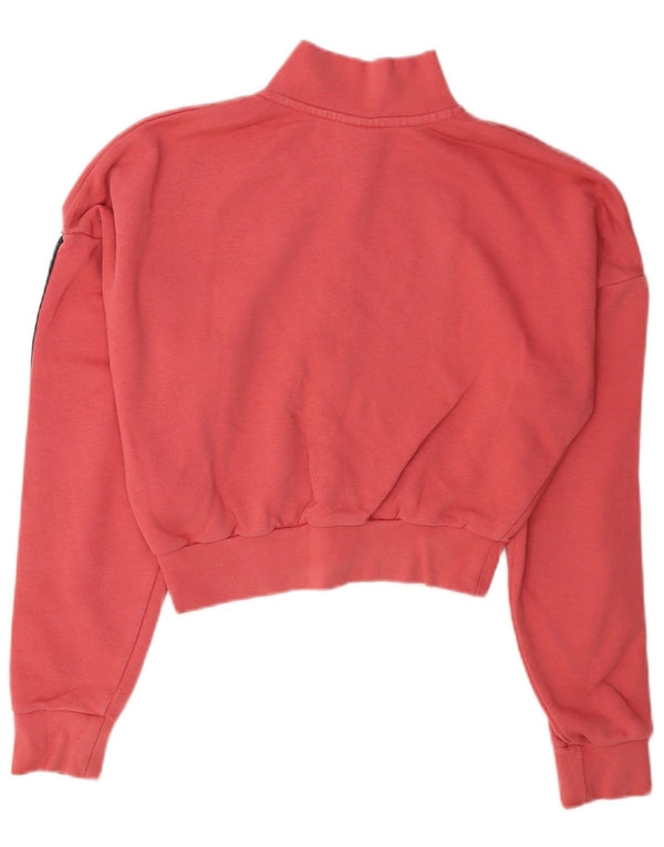Nike ženska prekomjerna majica s kratkim rukavima UK 6 XS Pink Colourblock