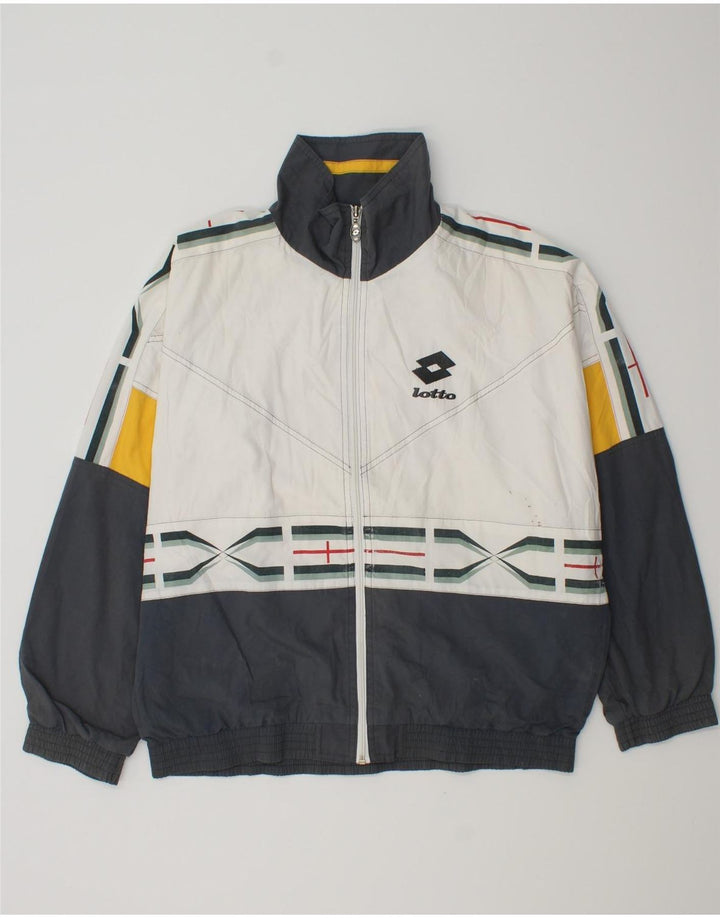 LOTTO Muška gornja jakna trenirke slobodnog kroja, mala bijela boja