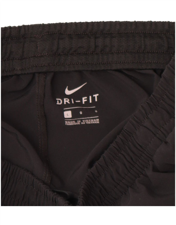 NIKE Muške Dri Fit Trenirke Hlače Joggers Veliki crni poliester