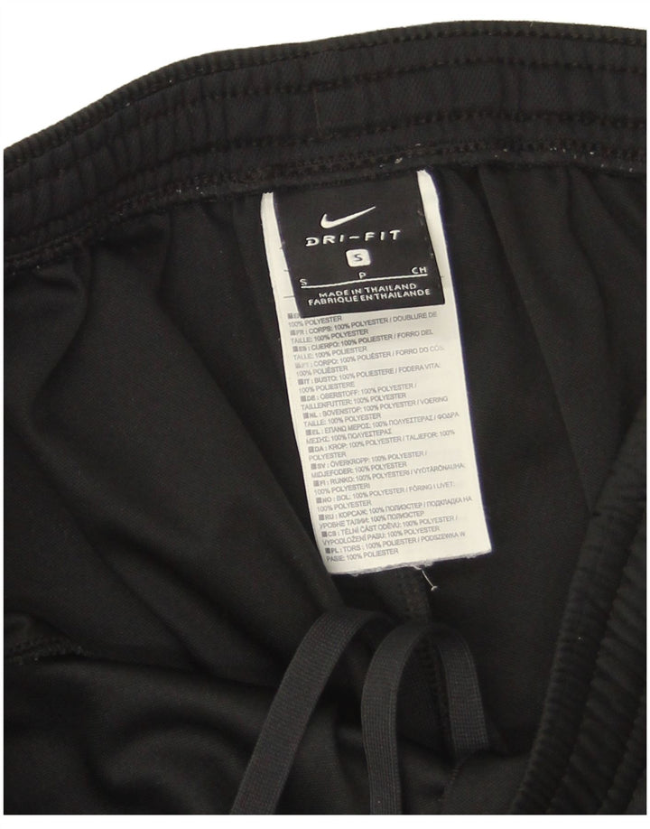 Nike Ženske Dri Fit Trenirke Hlače UK 8 Male crne poliesterske