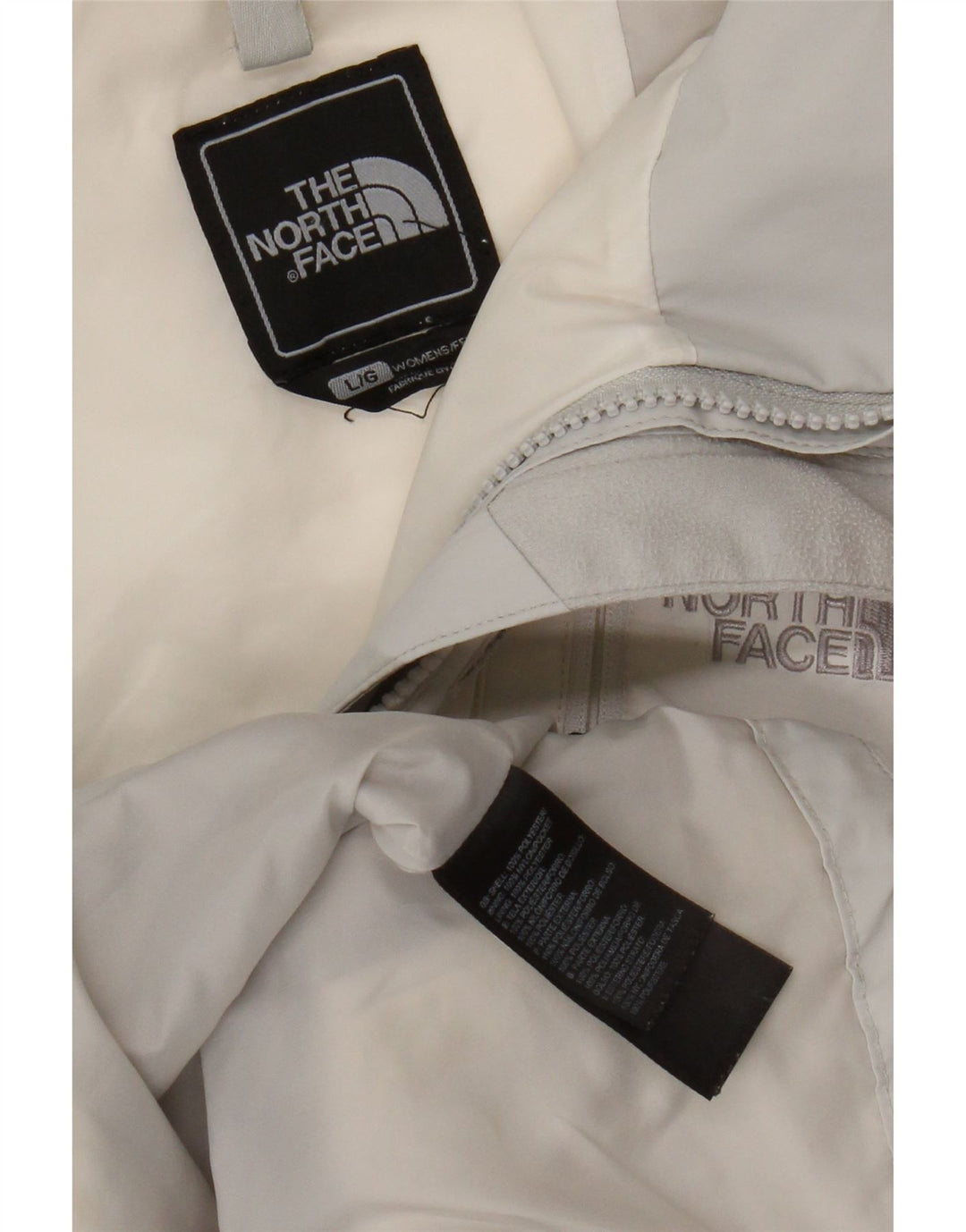 The North Face ženska kišna jakna UK 16 veliki bijeli poliester u boji