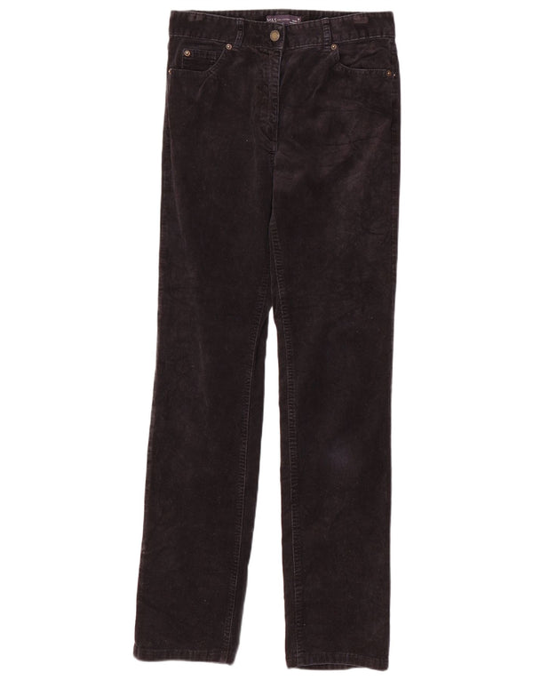 Marks & Spencer ženske hlače od samta UK 8 male W28 L31 tamnoplave