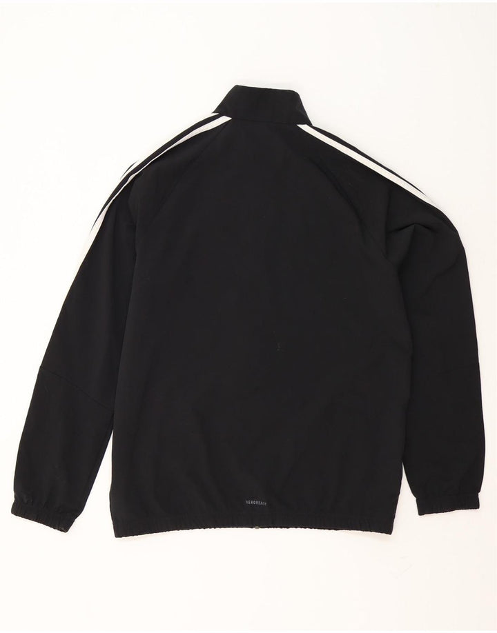 Adidas Boys Aeroready Gornja jakna za trenirku 15-16 godina crna poliester