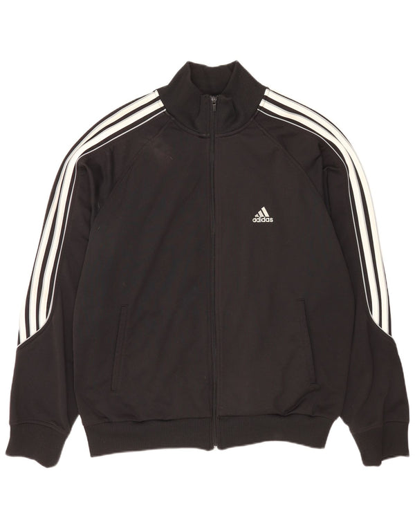 Adidas muška gornja jakna trenirke UK 44/46 veliki crni poliester