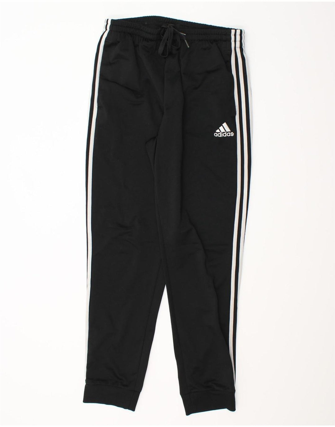 Adidas muške trenirke hlače Joggers UK 42/44 veliki crni poliester