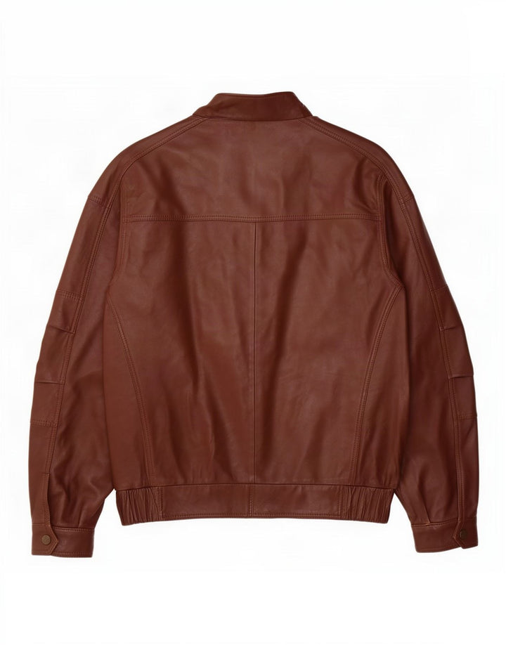Vintage muška kožna jakna UK 40 Large Brown