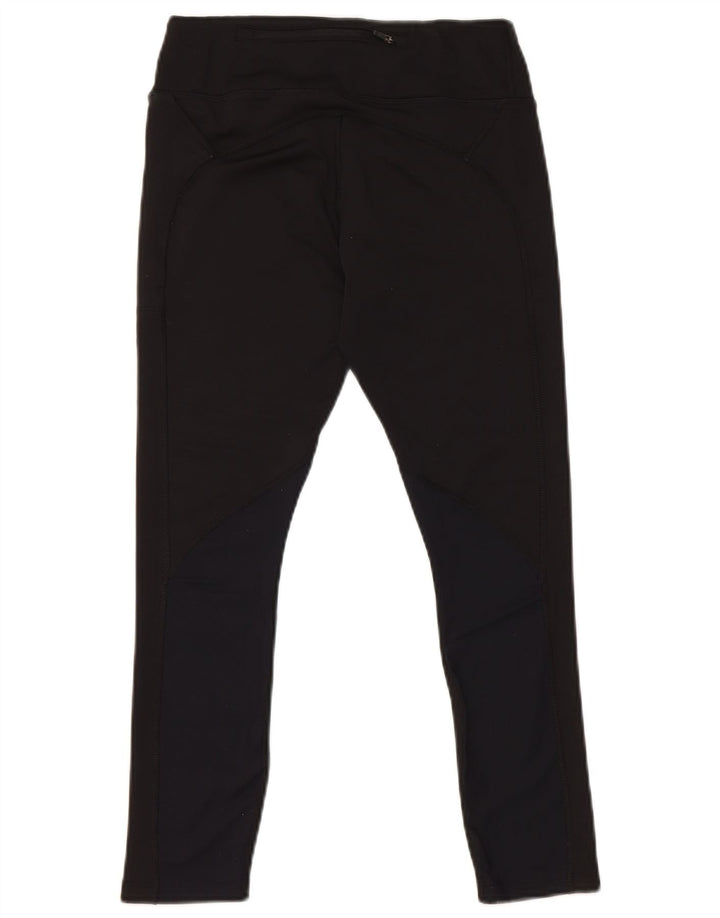 Nike Ženske Dri Fit Crop Leggings UK 10 Male crne poliesterske