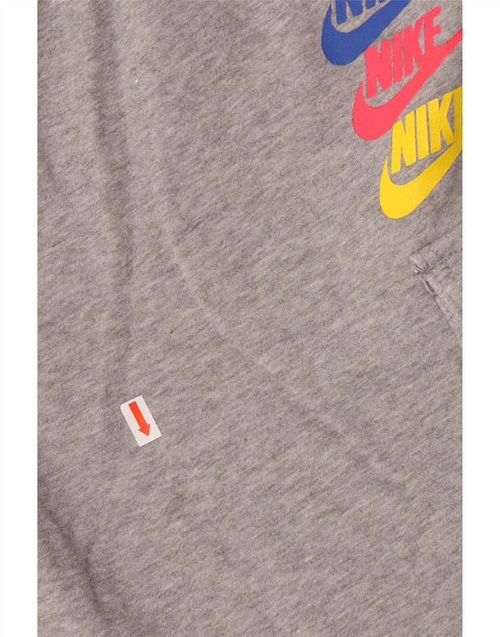 Nike muške sportske kratke hlače male sive pamučne boje