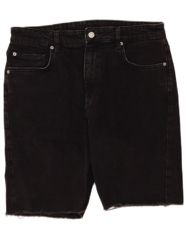Zara muške traper kratke hlače EU 42 Large W32 crne