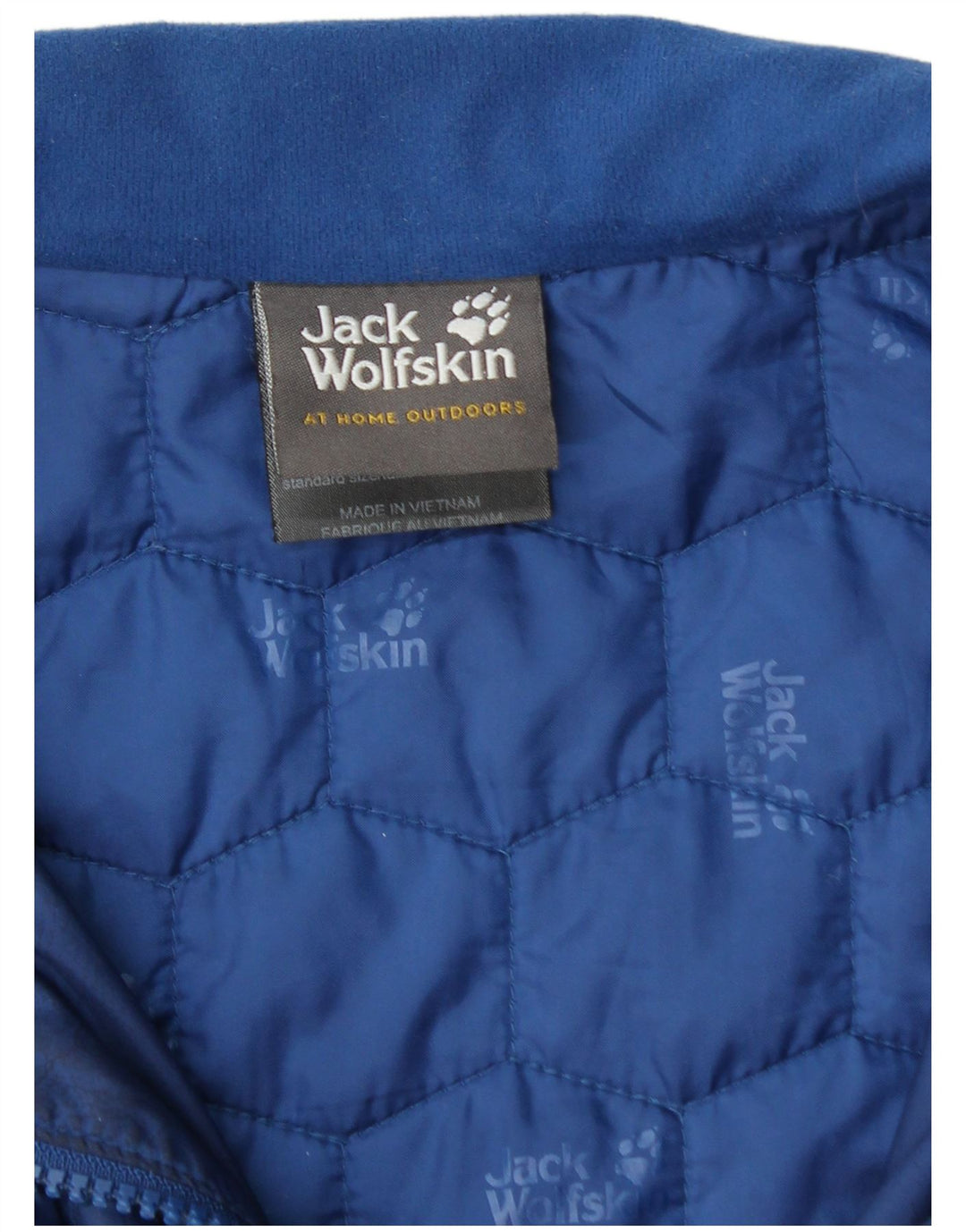 JACK WOLFSKIN muška prošivena jakna UK 40/42 veliki plavi poliester