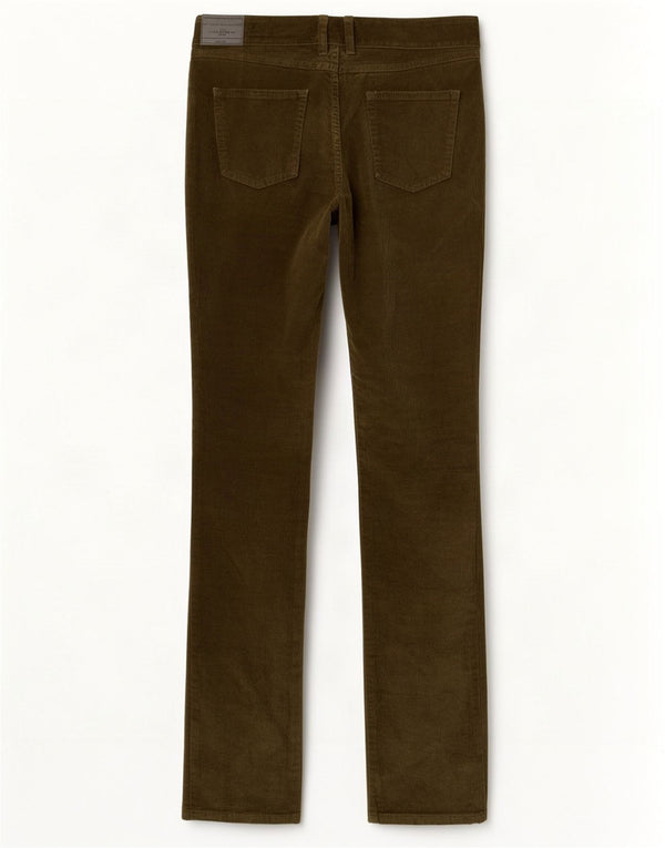 Zara ženske uske ležerne hlače od velura EU 36 XS W26 L33 Kaki