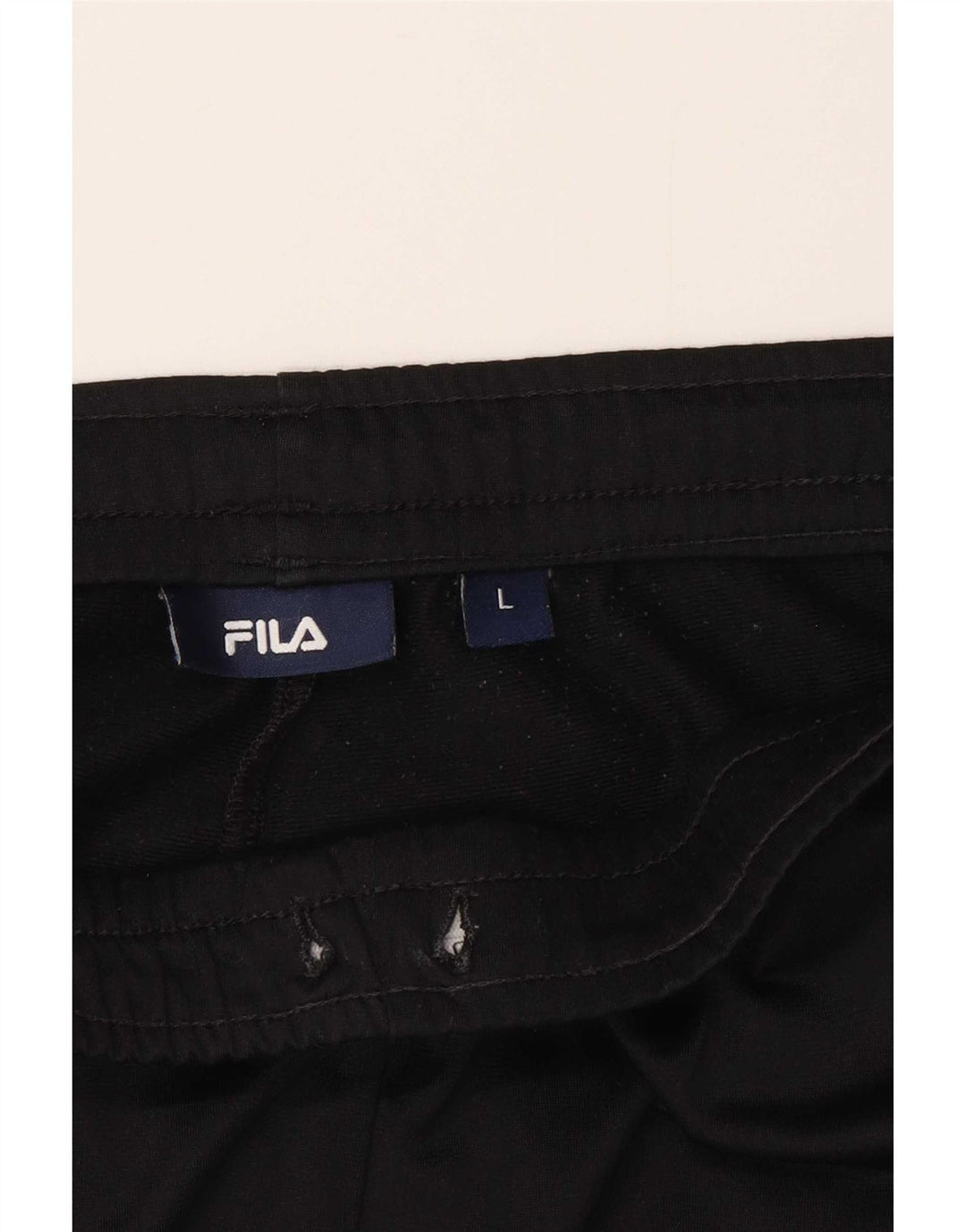 Fila muške hlače od trenirke velike crne boje od poliestera