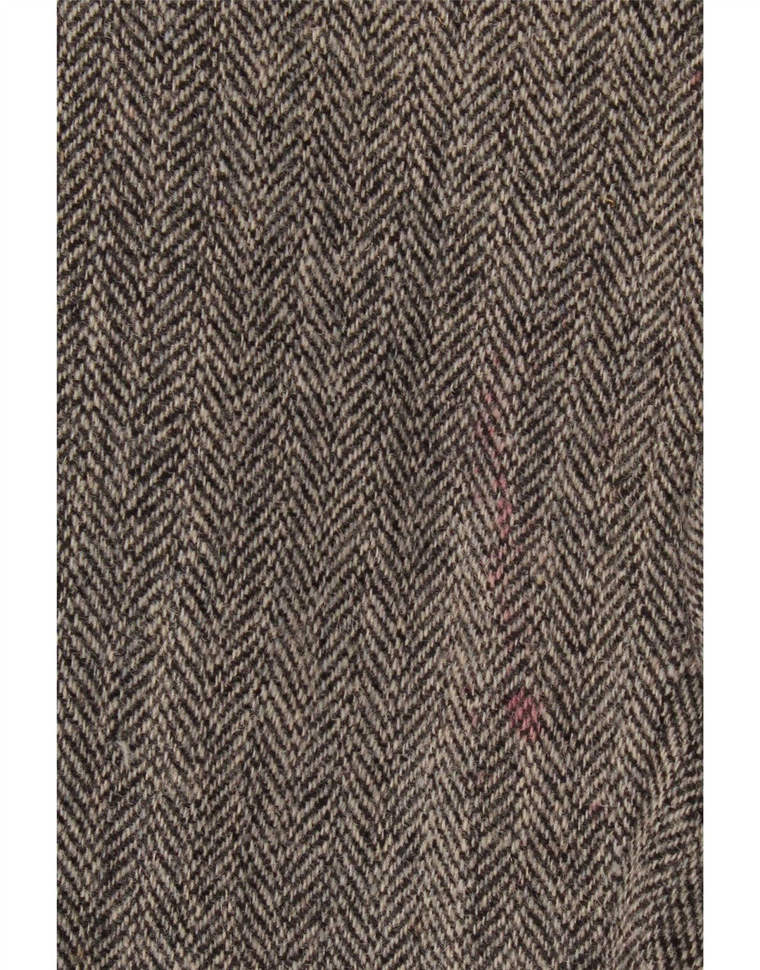 Harris Tweed Muški sako sa 2 gumba UK 40 Velika siva vuna riblja kost