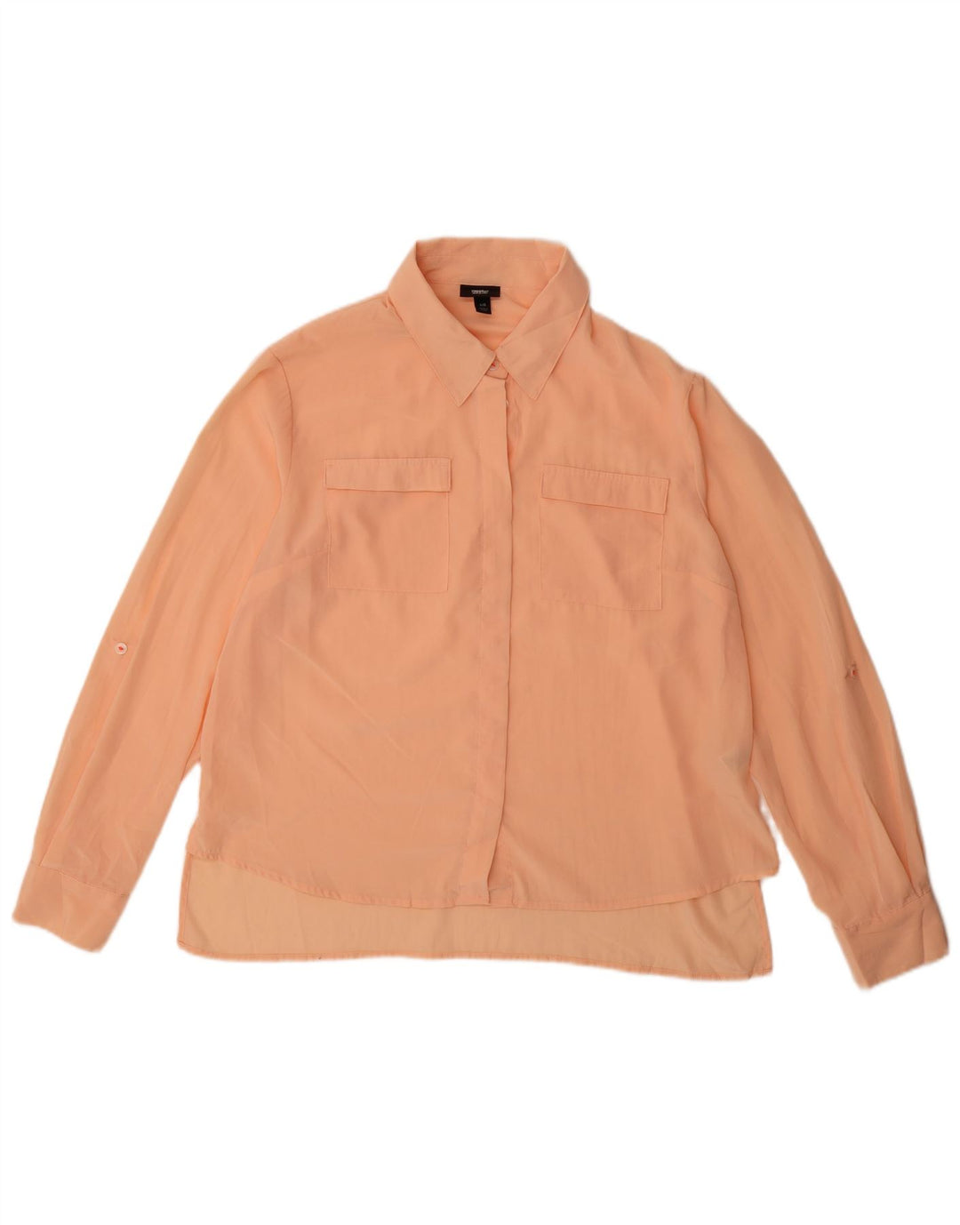 Mossimo ženska košulja bluza UK 16 veliki narančasti poliester