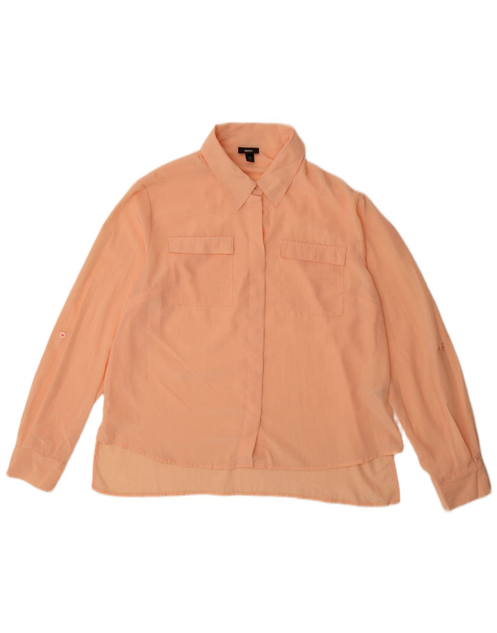 Mossimo ženska košulja bluza UK 16 veliki narančasti poliester
