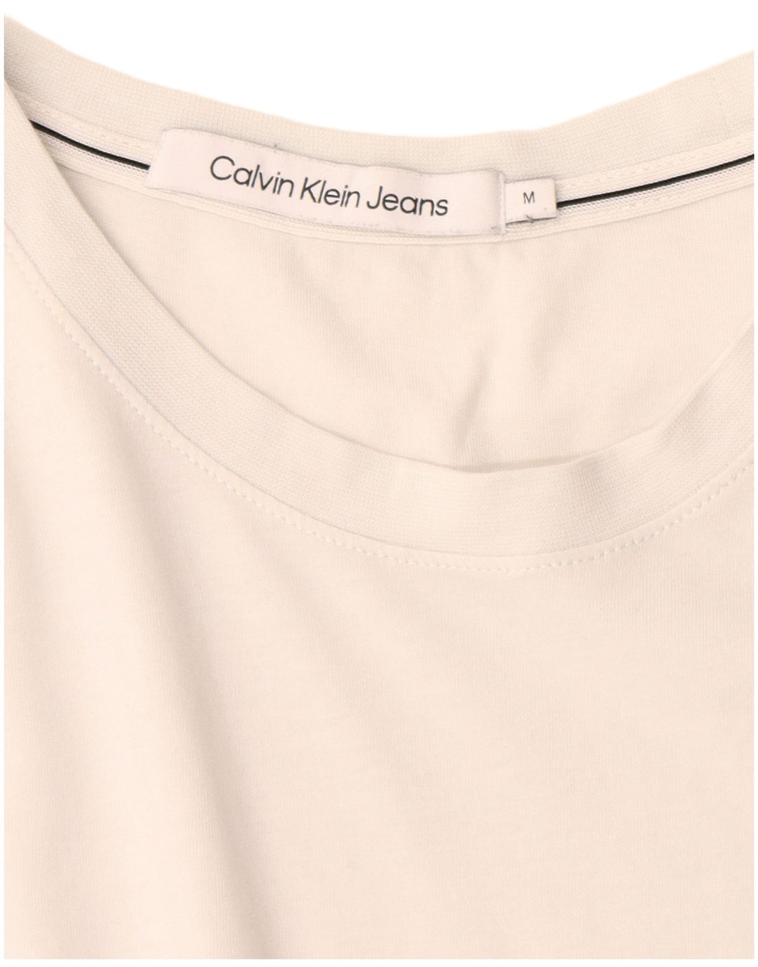 Calvin Klein Jeans muška majica kratkih rukava Srednje bijeli pamuk