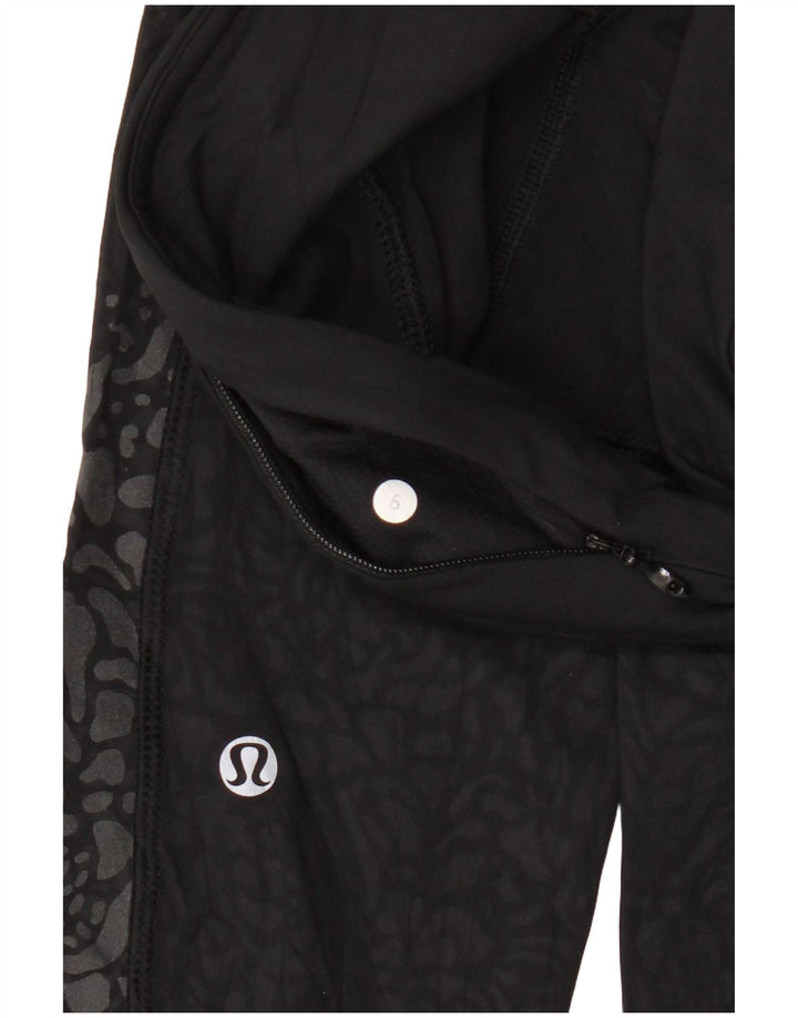 Lululemon ženske tajice US 6 srednje crne boje sa životinjskim printom