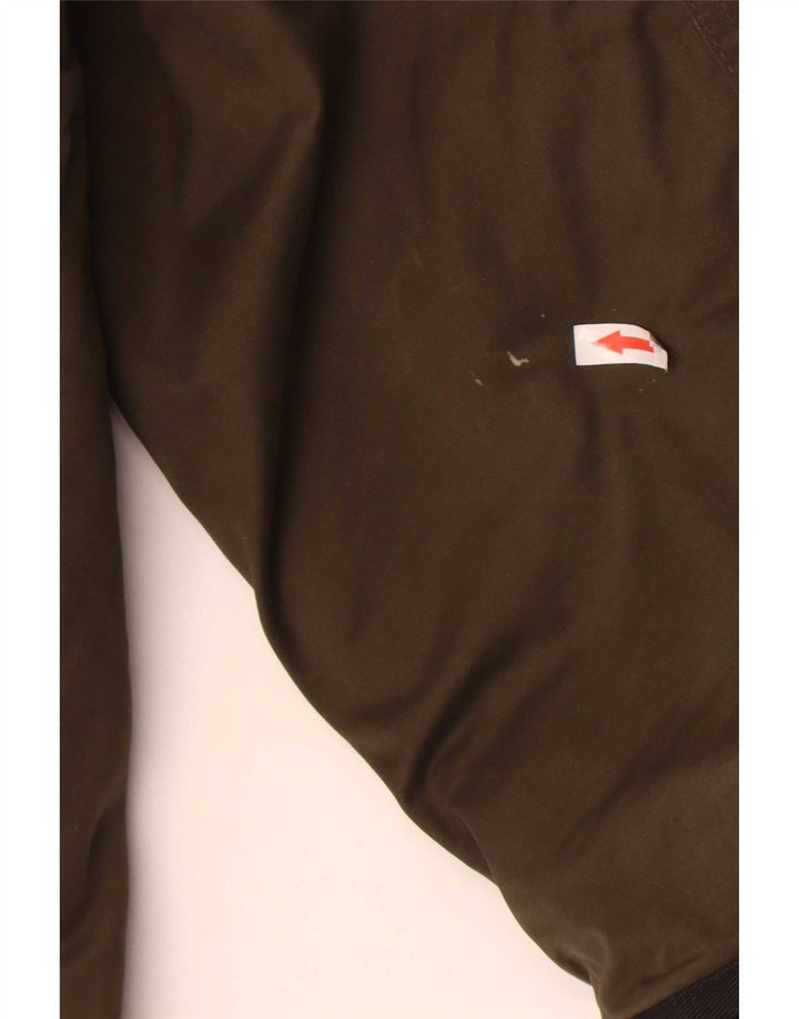 Superdry Mens Hooded Parka Jacket UK 40 Large Khaki Polyester