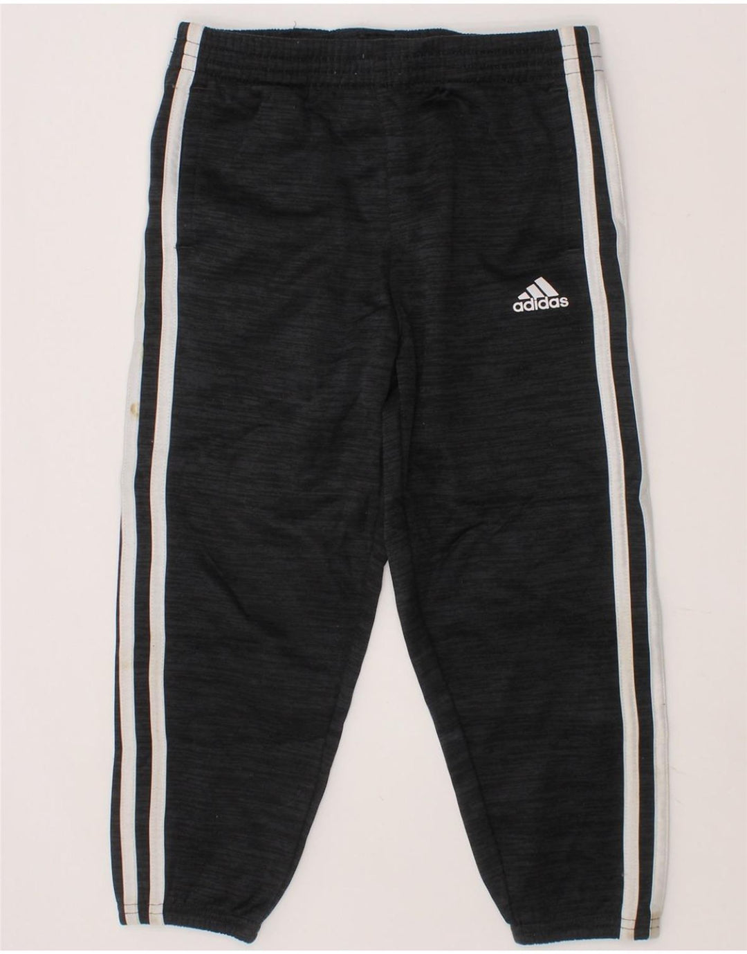 ADIDAS Boys Tracksuit Trousers 4-5 Years  Black Polyester Vintage Adidas and Second-Hand Adidas from Messina Hembry 