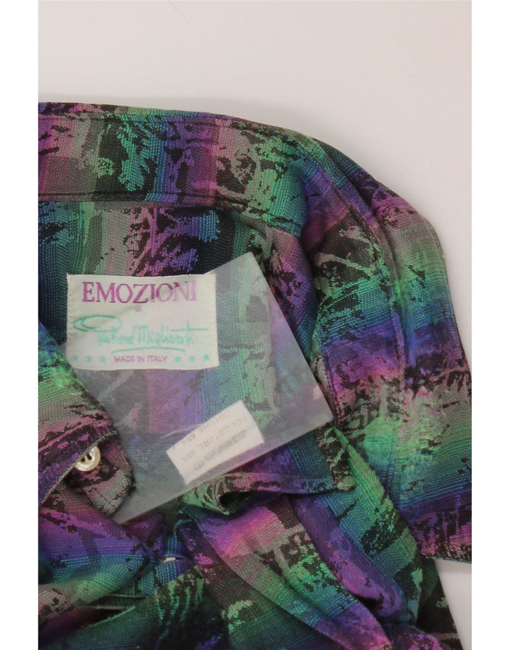 EMOZIONI Velika muška košulja s apstraktnim uzorkom, pamuk